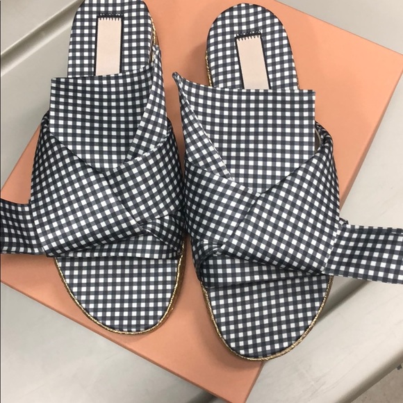N•21 Shoes - New N•21 check slides